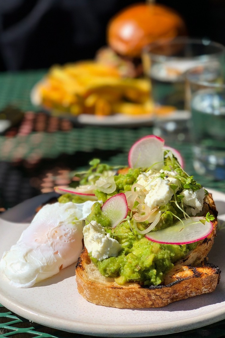 Smashed Avocado on Toast with a Poached Egg - Poached Egg Recipe