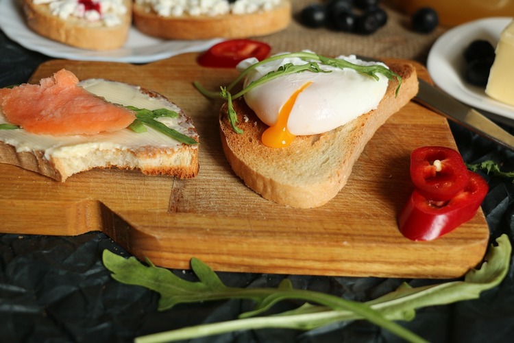 Poached Egg Sandwich with Smoked Salmon Recipe