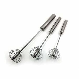 Stainless Steel Semi-Automatic Egg Whisk