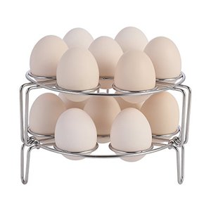 Aozita Stackable Egg Steamer Rack Trivet For Instant Pot