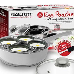 Poach Eggs Easily with this Stainless Steel Egg Poacher